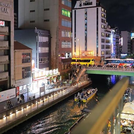 道頓堀民泊31＆Mini浮世絵美術館、道頓堀心斎橋真ん中、家族旅行、Family Trip Osaka Daire Dış mekan fotoğraf