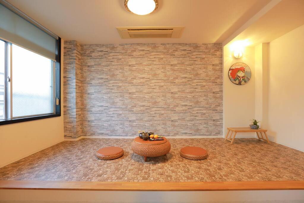 道頓堀民泊31＆Mini浮世絵美術館、道頓堀心斎橋真ん中、家族旅行、Family Trip Osaka Daire Dış mekan fotoğraf